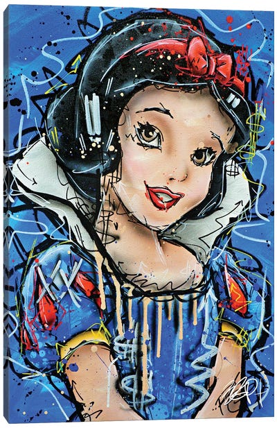 Snow White Canvas Art Print