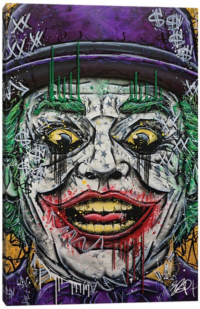 The Joker Canvas Art Print - Brian Garcia