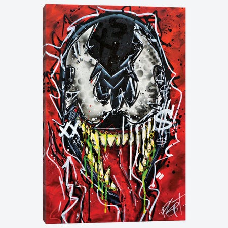 Venom Canvas Print #BGC95} by Brian Garcia Canvas Print