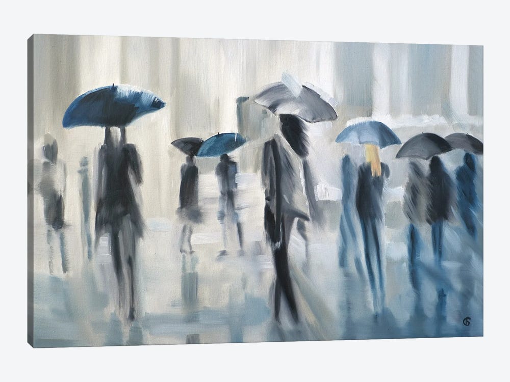 Rainy Street by Svetlana Bagdasaryan 1-piece Canvas Art Print