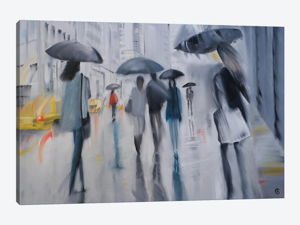 Rain In New York by Svetlana Bagdasaryan 1-piece Canvas Artwork