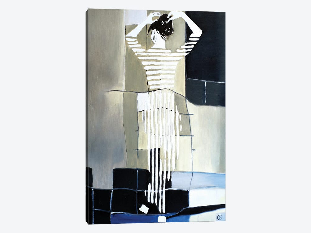 The Striped Woman by Svetlana Bagdasaryan 1-piece Canvas Wall Art