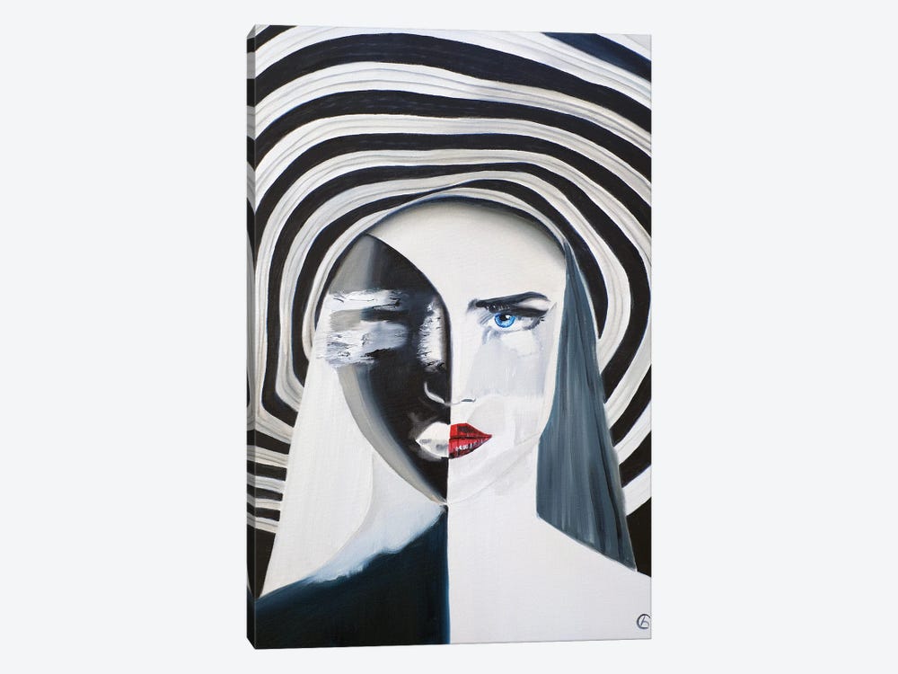 Two Faces Of A Woman by Svetlana Bagdasaryan 1-piece Canvas Art Print