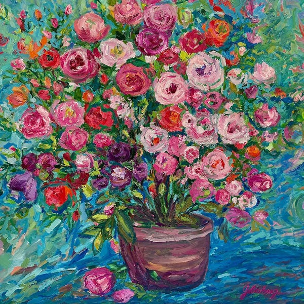 Fine Art Print: Admiration For Roses by Julia Borg