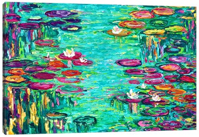 Magic Lake Canvas Art Print - Pond Art