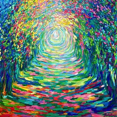 Path To The Unknown by Julia Borg canvas print