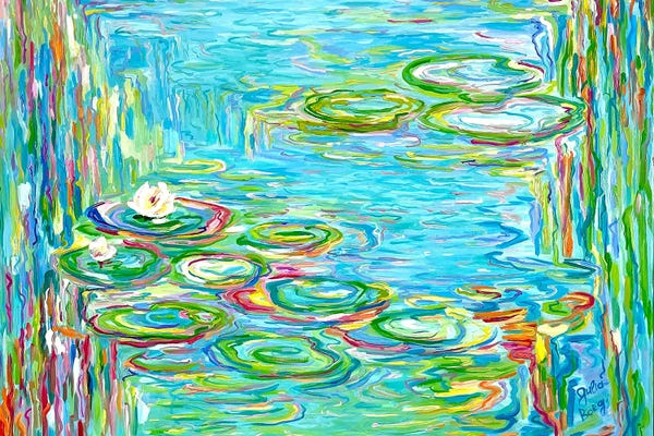 Water Lilies: Peace by Julia Borg