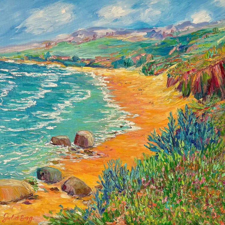 Secret Beach by Julia Borg wall art