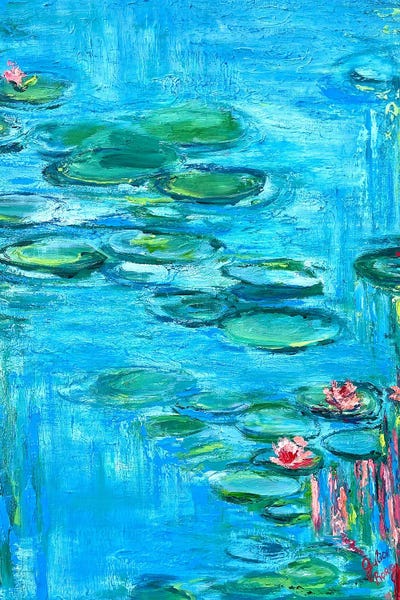 Water Lilies: Summer Pond by Julia Borg