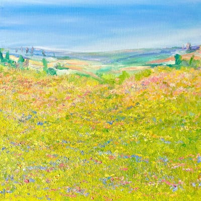 Where I Would Like To Be V by Julia Borg canvas print