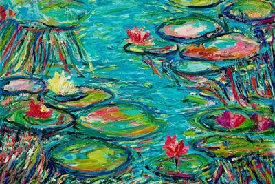 Dancing Reflections by Julia Borg canvas print