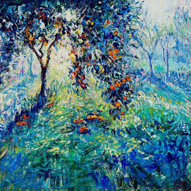 Garden Glow by Julia Borg canvas print