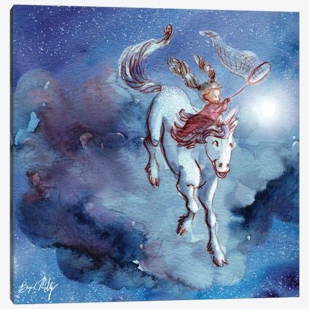 Catching Stars Canvas Print #BGM35} by Brigid Malloy Art Print