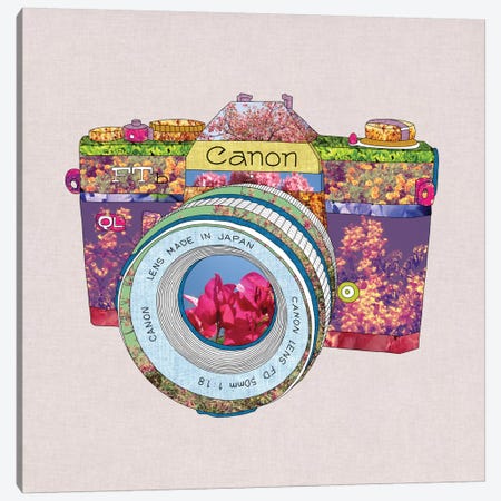 Floral Canon Canvas Print #BGR10} by Bianca Green Art Print