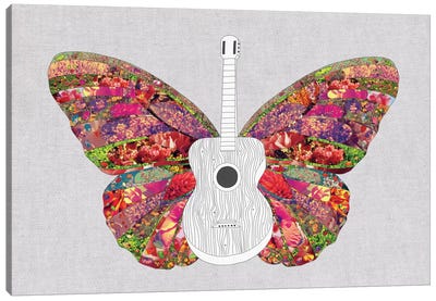 No Strings Attached Canvas Art Print - Wings Art