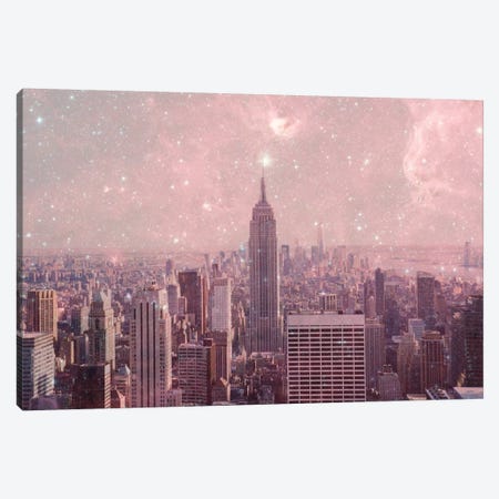 Stardust Covering New York Canvas Print #BGR23} by Bianca Green Canvas Art