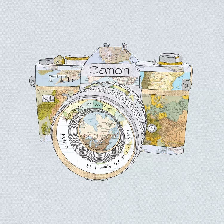 Travel Canon by Bianca Green wall art