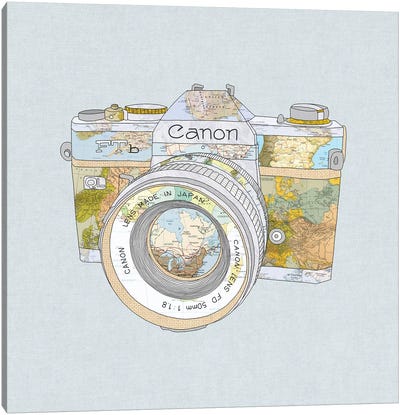 Travel Canon Canvas Art Print - Bianca Green