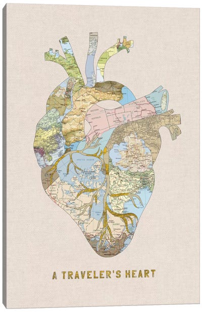 A Traveler's Heart II Canvas Art Print