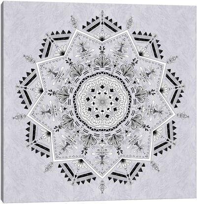 Star Mandala Canvas Art Print - Mandala Art
