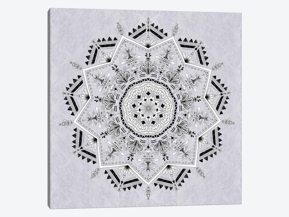 Star Mandala by Bianca Green 1-piece Canvas Print