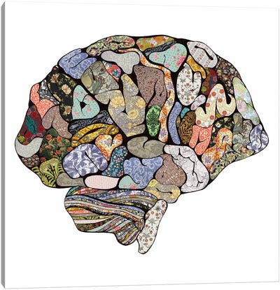 My Brain Looks Different Canvas Art Print - Bianca Green