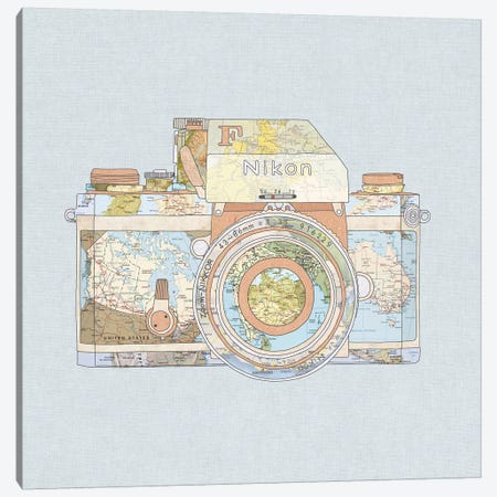 Travel Nikon Canvas Print #BGR68} by Bianca Green Canvas Art