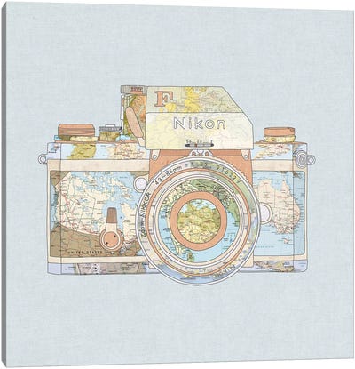 Travel Nikon Canvas Art Print - Bianca Green