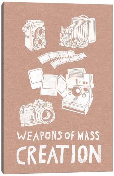 Weapons Of Mass Creation - Photography Canvas Art Print - Bianca Green