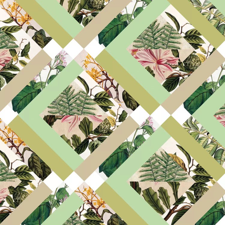 Cubed Vintage Botanicals by Bianca Green wall art