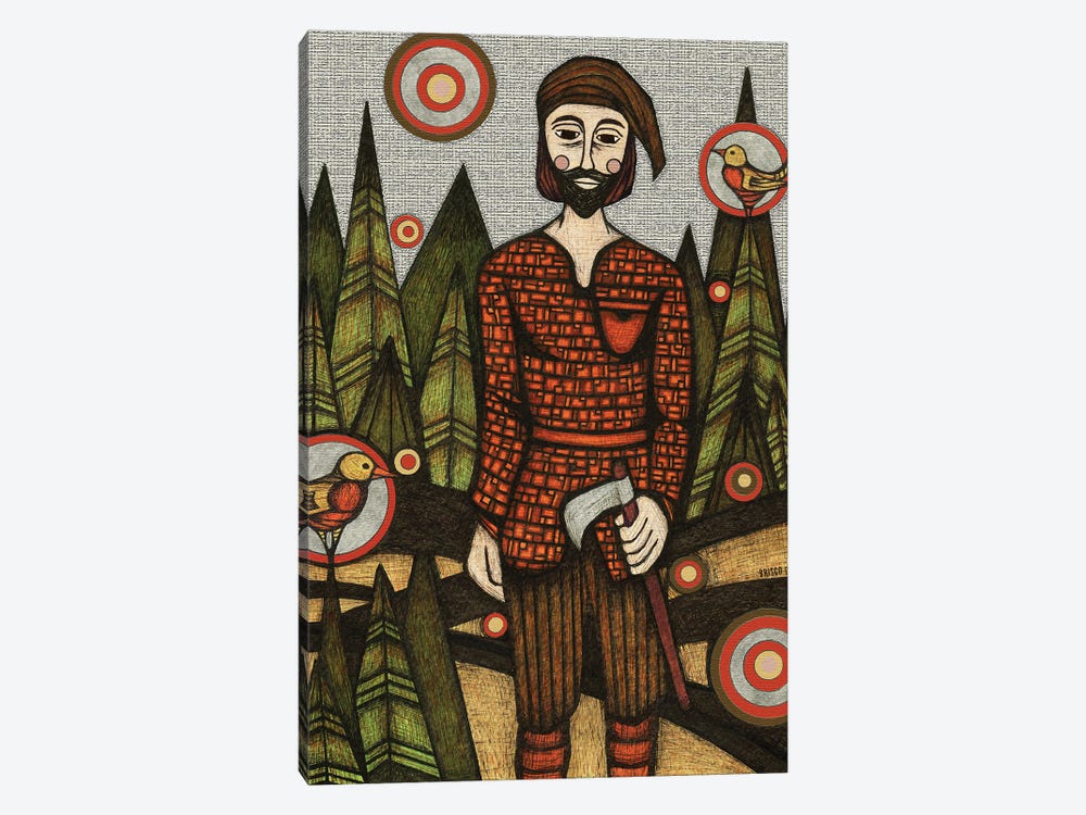 The Woodsman by Bridgett Scott 1-piece Canvas Art Print