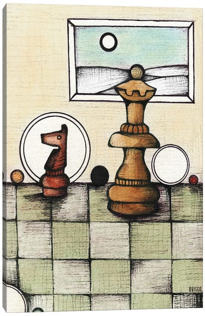 Chess Mates Canvas Art Print - Bridgett Scott