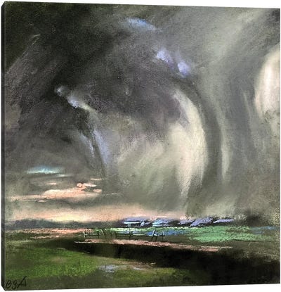 Thunderstorm Canvas Art Print - Anna Bogushevskaya