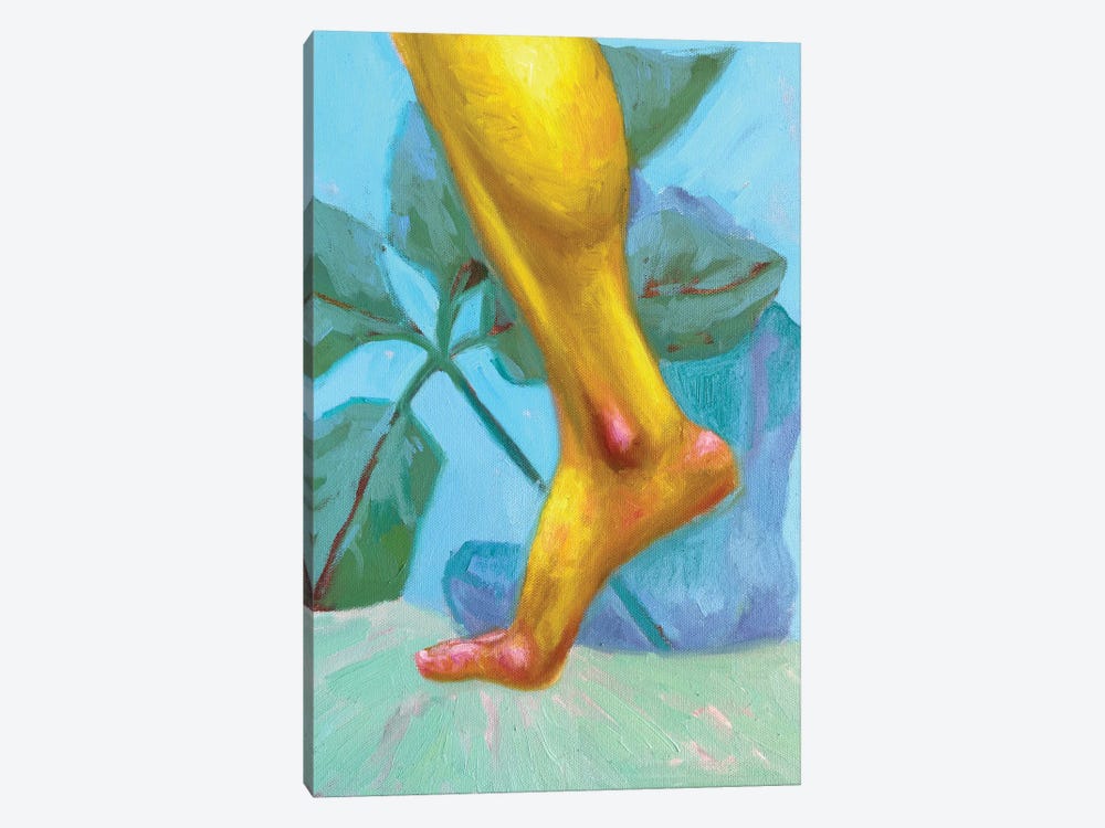 Human's Leg by Anna Bogushevskaya 1-piece Canvas Wall Art