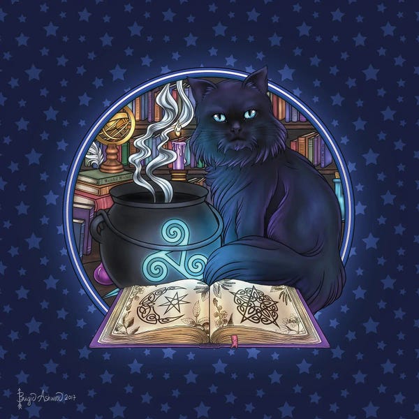 Globes: Black Cat Magick by Brigid Ashwood