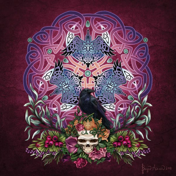 Crowns: Celtic Morrigan's Ravens by Brigid Ashwood