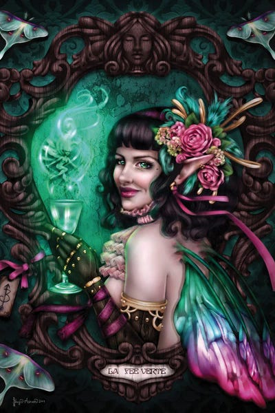 Elves: Absinthe Green Fairy by Brigid Ashwood