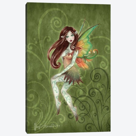Fairy Sprite Terra Canvas Print #BGW31} by Brigid Ashwood Canvas Art