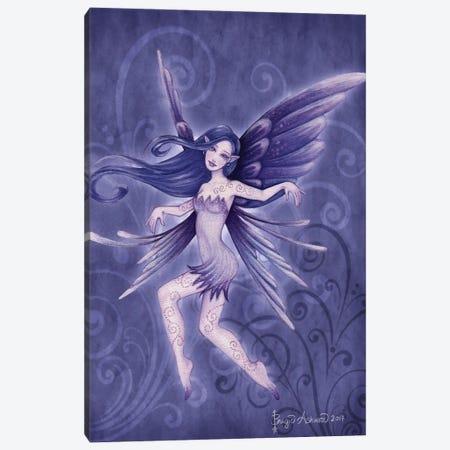 Fairy Sprite Windy Canvas Print #BGW32} by Brigid Ashwood Canvas Wall Art