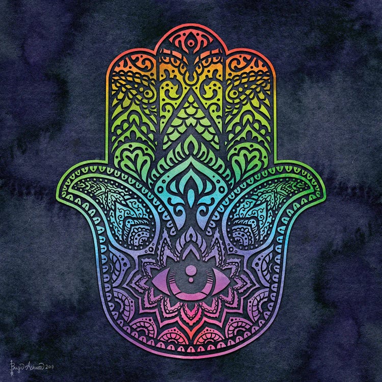 Hamsa by Brigid Ashwood wall art