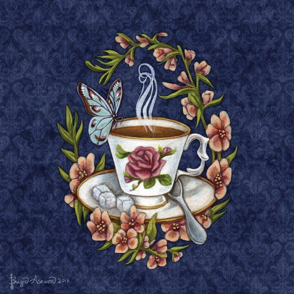 Damask: Tea And Company by Brigid Ashwood