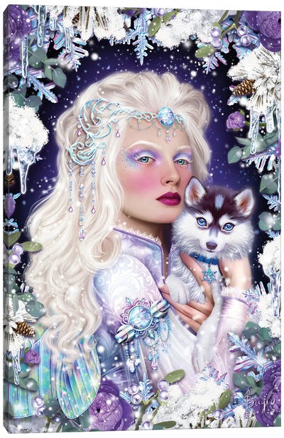 Winter Queen Canvas Art Print - Brigid Ashwood