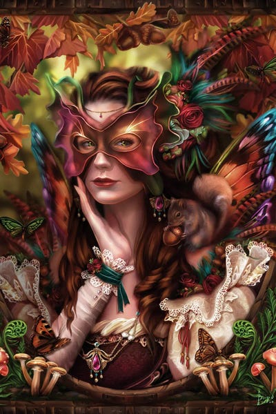 Fine Art Print: Autumn Queen by Brigid Ashwood