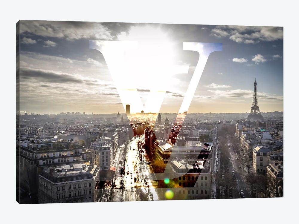 Sunrays In Paris by 5by5collective 1-piece Canvas Artwork