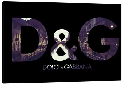 Evening Stroll Canvas Art Print - Dolce & Gabbana