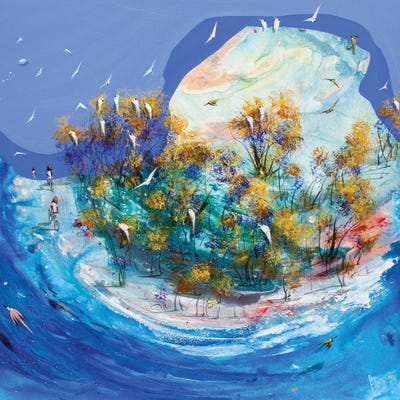 The Next Adventure by Adam Bogusz framed canvas print