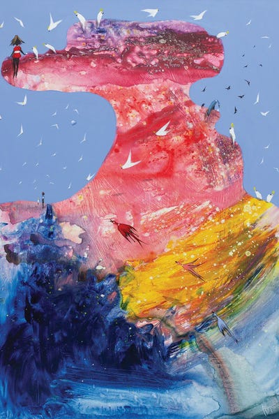 The Pearl Of Wisdom by Adam Bogusz framed canvas print