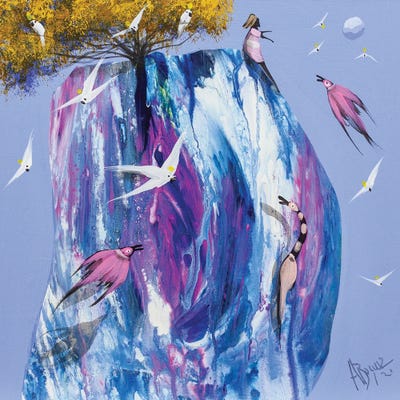 Touch The Moon by Adam Bogusz framed canvas print