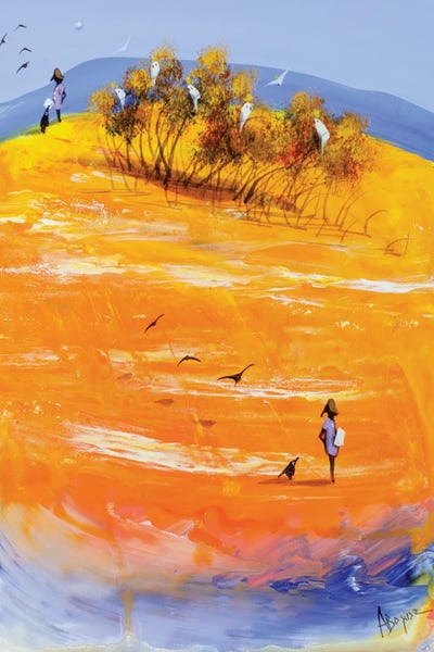 What I Would Tell Myself by Adam Bogusz framed canvas print