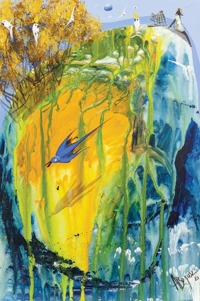 Adam Bogusz: When The Blues Fly Away by Adam Bogusz